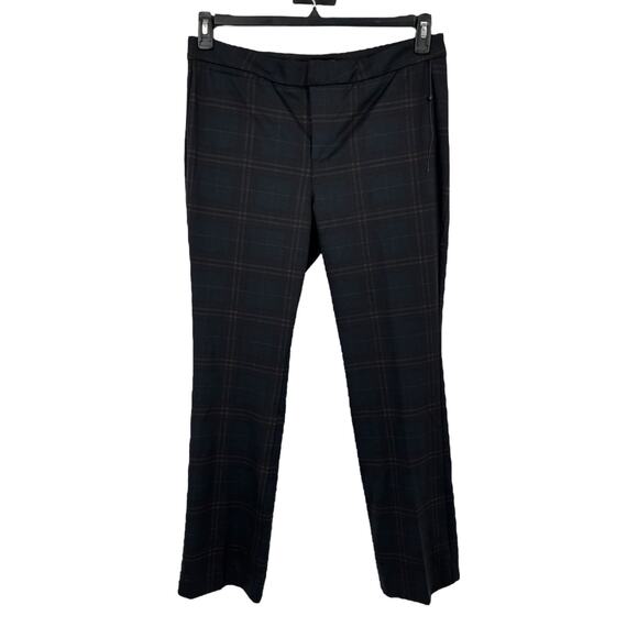 NYDJ Pants Slim straight Trouser plaid size 12 - Picture 1 of 6
